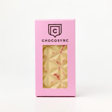 Raspberry Powder–Coated Puffed Rice Milk Chocolate